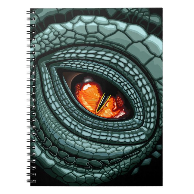 Primal Reptile Predator Eye Notebook (Front)