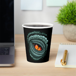 Primal Reptile Predator Eye Paper Cups