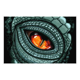 Primal Reptile Predator Eye Photo Print