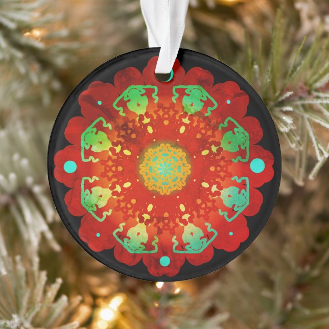 Primal Rhythms Mandala Ornament (Tree)