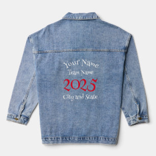 PrimAlaska Party Anniversary Holiday Cocktail Denim Jacket
