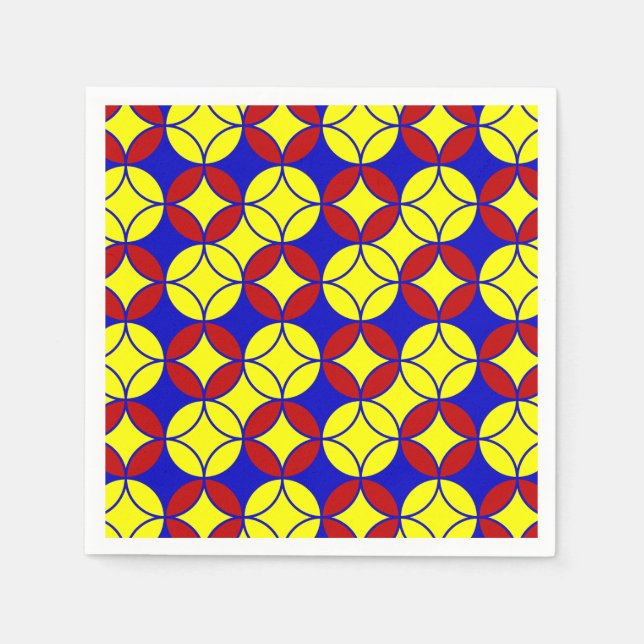 Primary Circles-10-PAPER NAPKINS (Front)