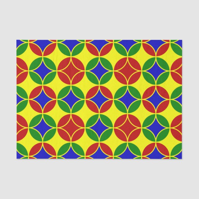 Primary Circles-1-TISSUE WRAPPING PAPER (Front)