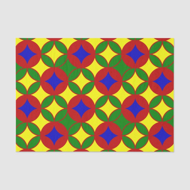Primary Circles-2-TISSUE WRAPPING PAPER (Front)
