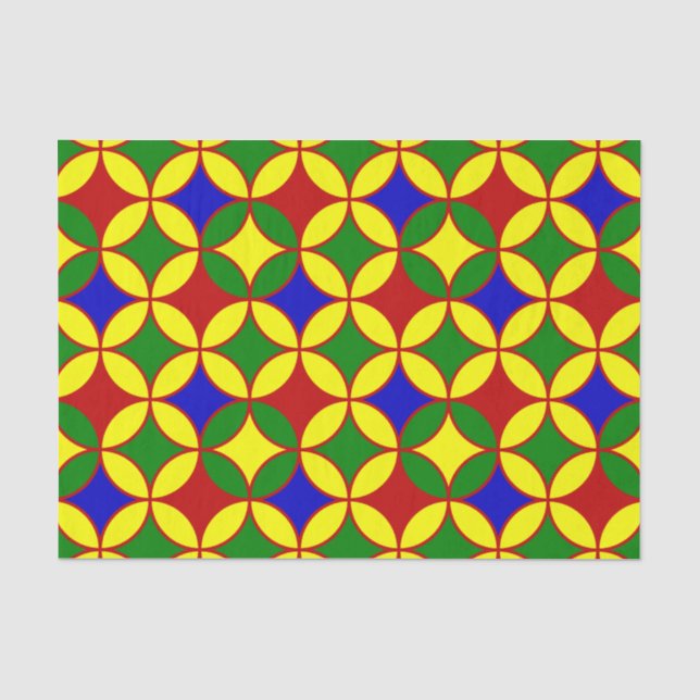 Primary Circles-6-TISSUE WRAPPING PAPER (Front)