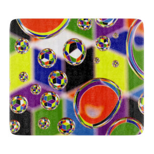 Primary Colours Art Cutting Board