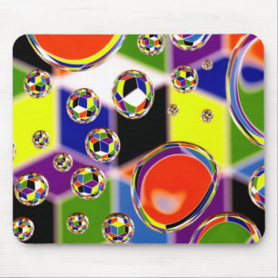 Primary Colours Art Mouse Pad