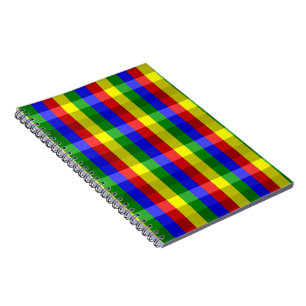 Primary Colours Checks Notebook
