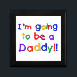 Primary Colours Going to be Daddy Gifts Gift Box<br><div class="desc">Primary colours kid style text design I'm Going To Be a Daddy T-shirts,  hoodies,  sweatshirts,  mugs,  cards,  stickers,  tote bags,  keychains,  and other future dad items!</div>