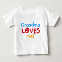Primary Colours  Grandma Loves Me T-shirts