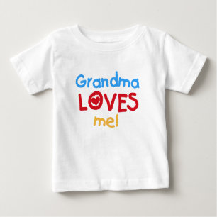 Primary Colours  Grandma Loves Me T-shirts