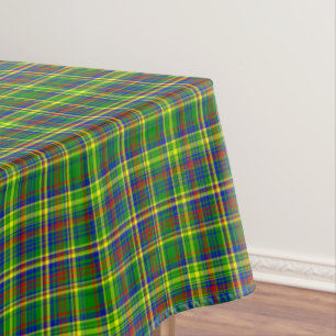 Primary Colours-Plaid 10-COTTON TABLECLOTH 52x70in