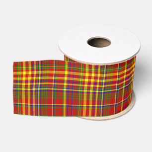 Primary Colours PLAID 15-Grosgrain Ribbon Grosgrain Ribbon