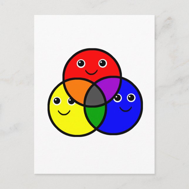 Primary Colours Postcard (Front)