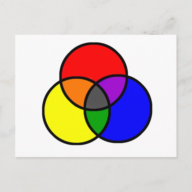 Primary Colours Postcard (Front)