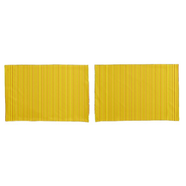 Primary Colours-Stripes 13-Pillow Case Set Pillowcase (Front-Set)
