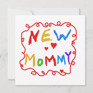 Primary Colours Text New Mummy Gifts