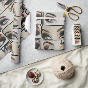 ‘Primary Concern’ Painting on a Wrapping Paper