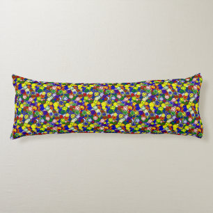 Primary Face Beads,BLUE-BODY PILLOW