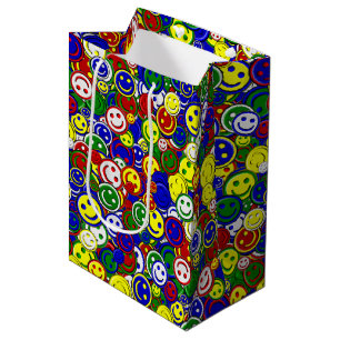 Primary Face Beads-BLUE-GIFT BAG m