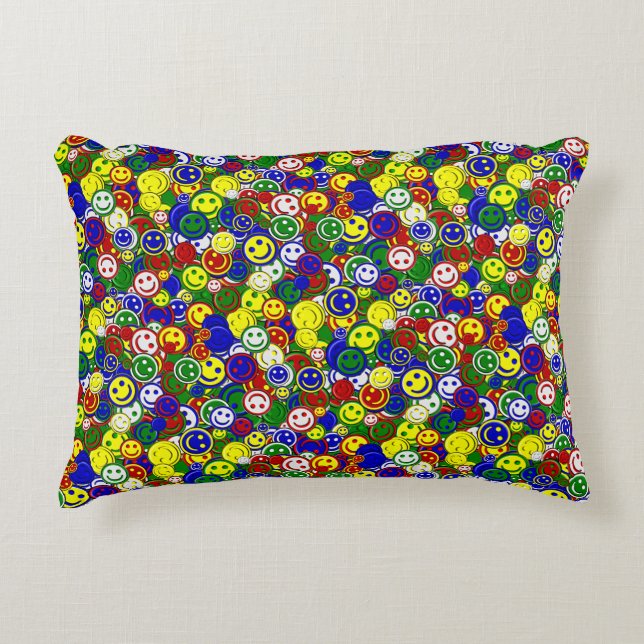 Primary Face Beads-GREEN-ACCENT PILLOW (Front)