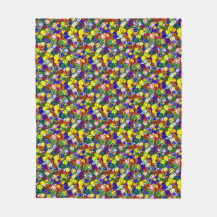 Primary Face Beads,RED-FLEECE BLANKET M