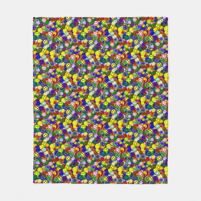 Primary Face Beads,RED-FLEECE BLANKET M (Front)
