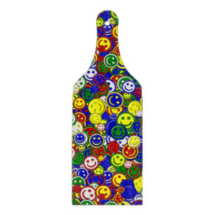 Primary Happy Face Beads,BLUE-CUTTING BOARD PADDL
