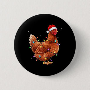 Primary Niche Chicken, My Favourite Hen Tangled In 6 Cm Round Badge