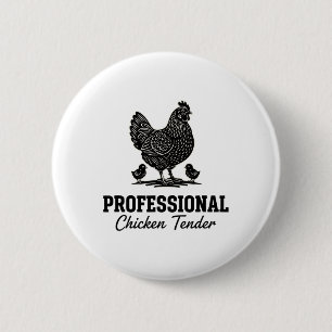 Primary Niche Chicken Professional Chicken Tender 6 Cm Round Badge