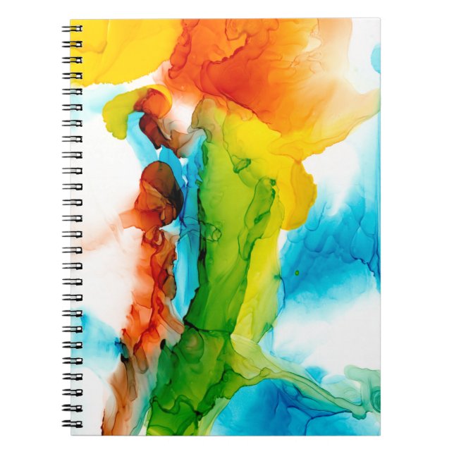Primary Plume - Watercolors Notebook (Front)