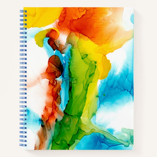 Primary Plume - Watercolors Notebook (Front)