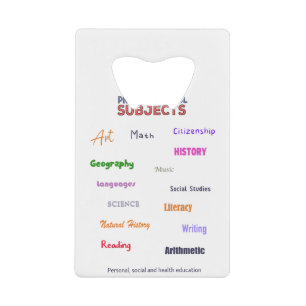 Primary School Subjects