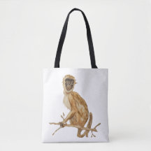 Primate Proclivity Monkey Tote Bag