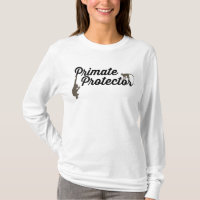 Primate Protector cursive long-sleeved