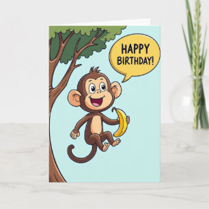 Primate Sweet Birthday Card