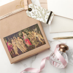 Primavera, Allegory of Spring by Sandro Botticelli Rectangular Sticker