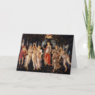 Primavera Botticelli Card