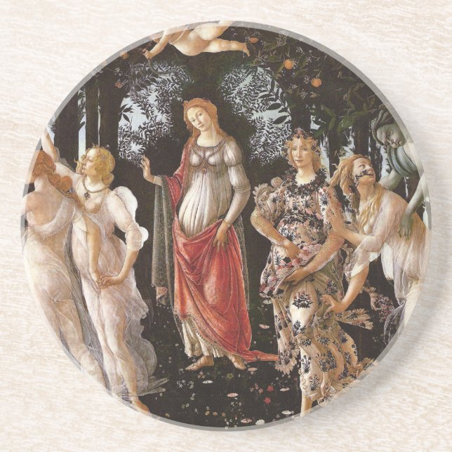 Primavera, Botticelli Coaster (Front)