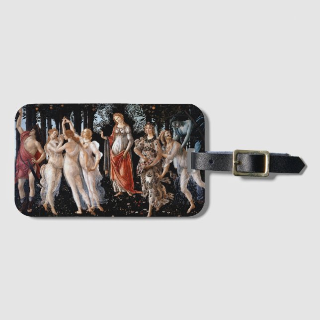 Primavera Botticelli Luggage Tag (Front Horizontal)