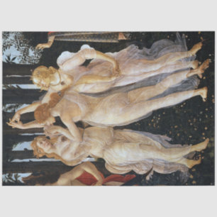 Primavera (detail), Sandro Botticelli, 1482 Tissue Paper