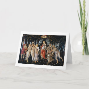 Primavera, Sandro Botticelli, 1482 Card