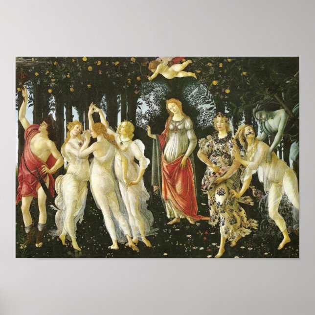 Primavera, Sandro Botticelli Fine Art Poster (Front)
