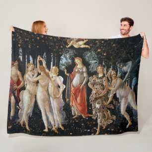 Primavera, Sandro Botticelli Fleece Blanket