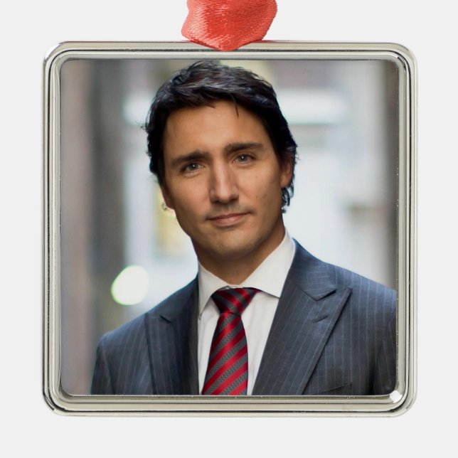 Prime Minister Justin Trudeau 2017 Metal Ornament (Front)
