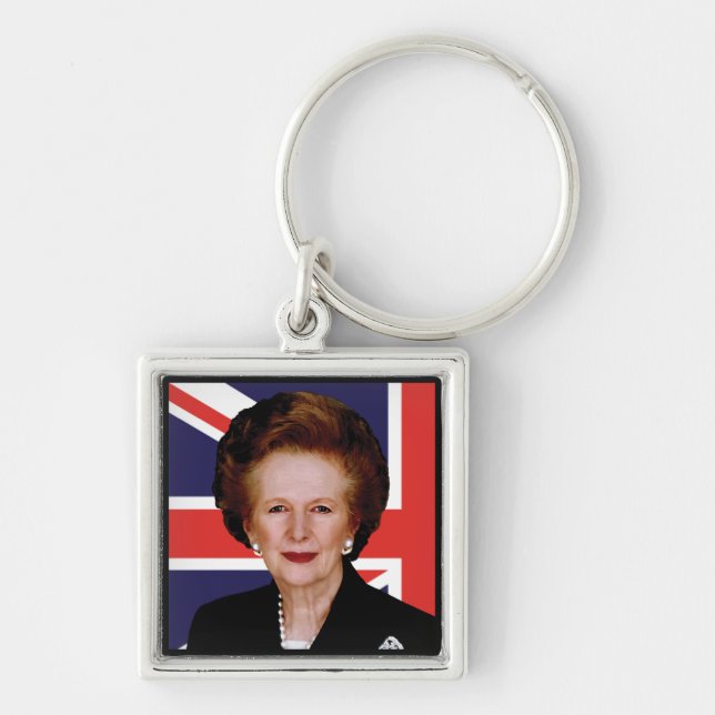 Prime Minister Margaret Thatcher - The Iron Lady Key Ring (Front)