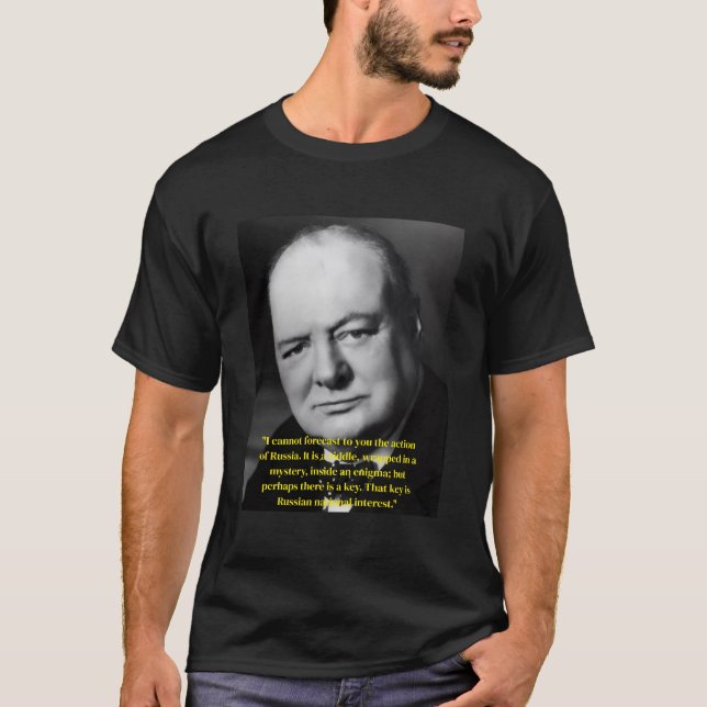 Prime Minister Winston Churchill T-Shirt (Front)