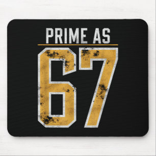 Prime Number As 67 Mouse Pad
