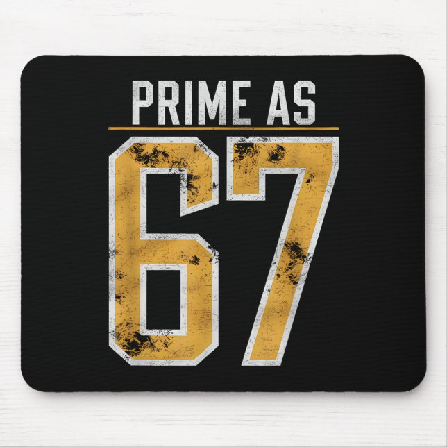 Prime Number As 67  Mouse Pad (Front)