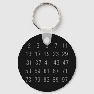 Prime Number Mathematics Mathematician Key Chain